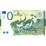 0 Euro biljet Atlantis aquarium